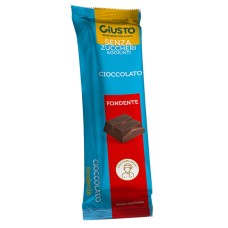 GIUSTO SENZA ZUCCHERO BARRETTA CIOCCOLATO FONDENTE 42 G