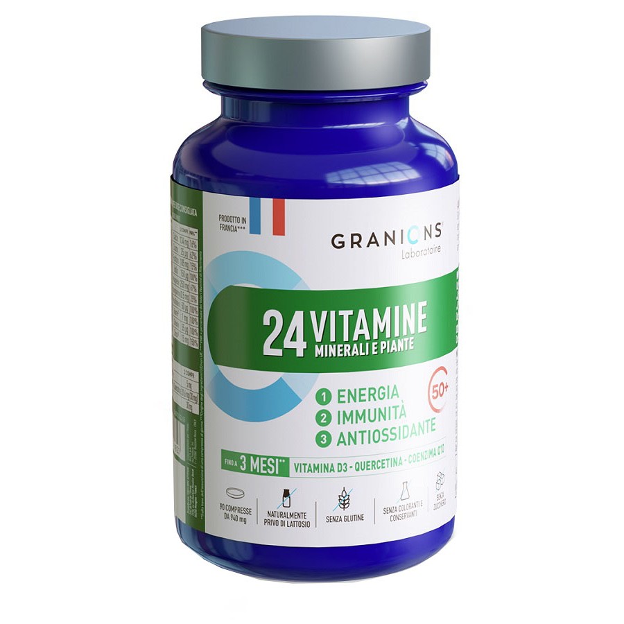 GRANIONS 24 VITAMINE MINERALI E PIANTE 90 COMPRESSE