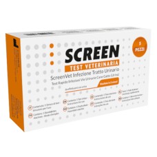SCREENVET TEST RAPIDO INFEZIONE TRATTO URINARIO CANE E GATTO TEST VETERINARIO