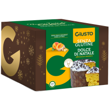 GIUSTO SENZA GLUTINE DOLCE DI NATALE PANETTONE ALBICOCCA E ZENZERO 600 G