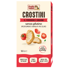 PUGLIA SAPORI CROSTINI AL POMODORO E ORIGANO 100 G