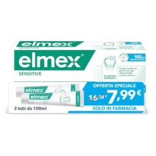 ELMEX DENTIFRICIO SENSITIVE TAGLIO PREZZO 2 PEZZI DA 100 ML