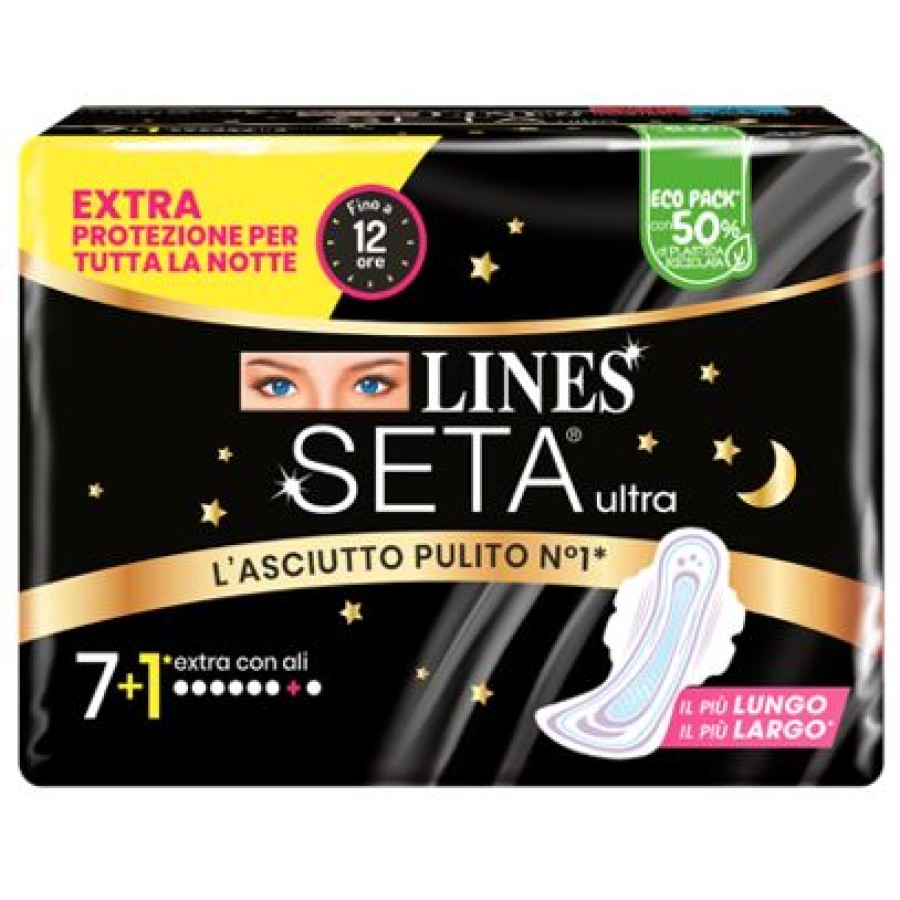 LINES SETA ULTRA ASSORBENTI EXTRA DWCT 7+1 PEZZI