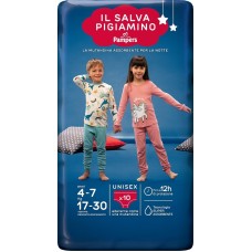PANNOLINO PAMPERS BABYCARE SALVAPIGIAMINO S/M 10 PEZZI