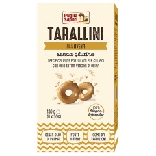 PUGLIA SAPORI TARALLINI ALL'AVENA 6 BUSTINE DA 30 G