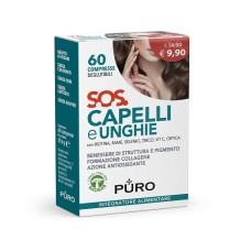PURO SOS CAPELLI&UNGHIE 60 COMPRESSE DEGLUTIBILI