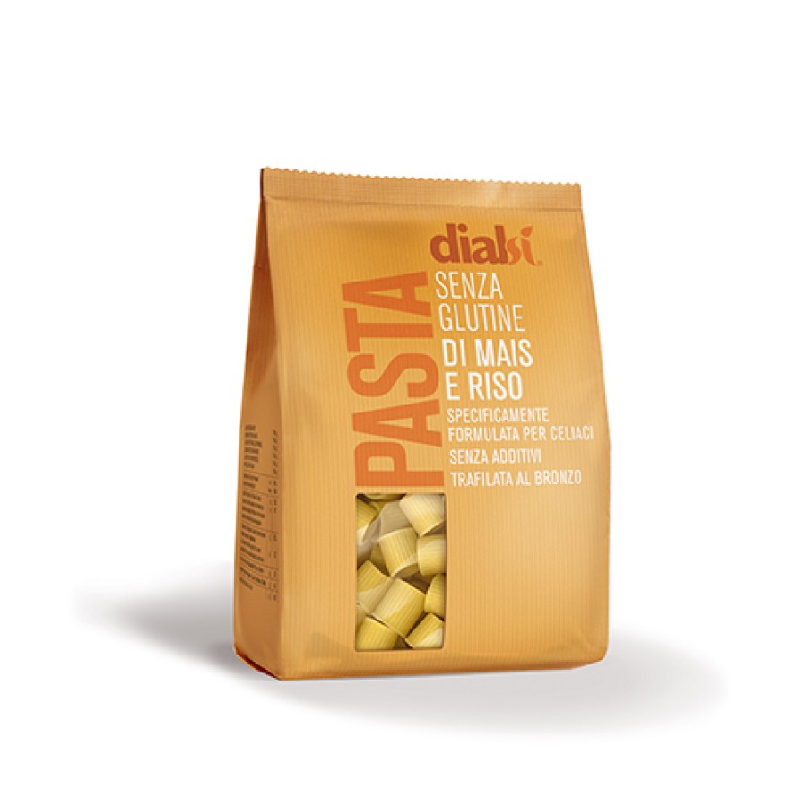 DIALSI' PASTA SENZA GLUTINE DI MAIS E RISO MEZZE MANICHE 63 800 G