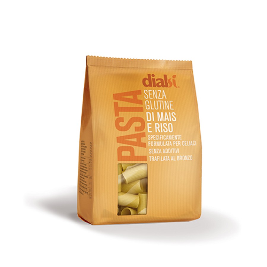 DIALSI' PASTA SENZA GLUTINE DI MAIS E RISO RIGATONI 61 800 G
