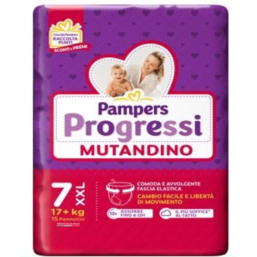 PAMPERS PROGRESSI MUTANDINO XXL 15 PEZZI