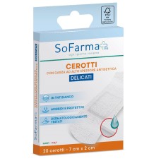 CEROTTO DELICATO 7X2 CM 20 PEZZI SOFARMAPIU'