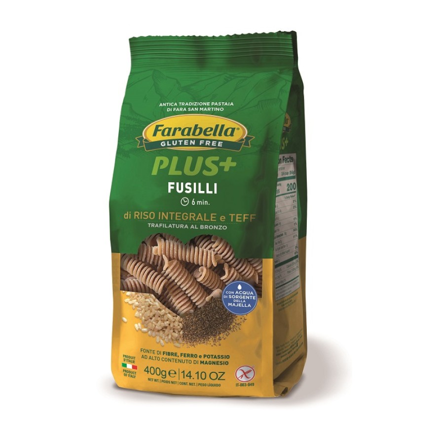 FARABELLA FUSILLI RISO INTEGRALE E TEFF 400 G
