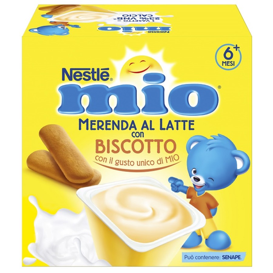 MIO MERENDA AL LATTE BISCOTTO 4 PEZZI DA 100 G