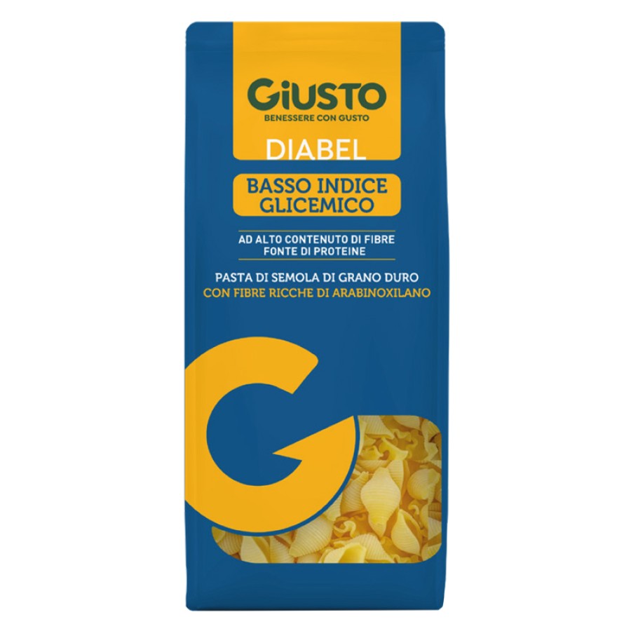 GIUSTO DIABEL BASSO INDICE GLICEMICO PASTA CONCHIGLIETTE 400 G