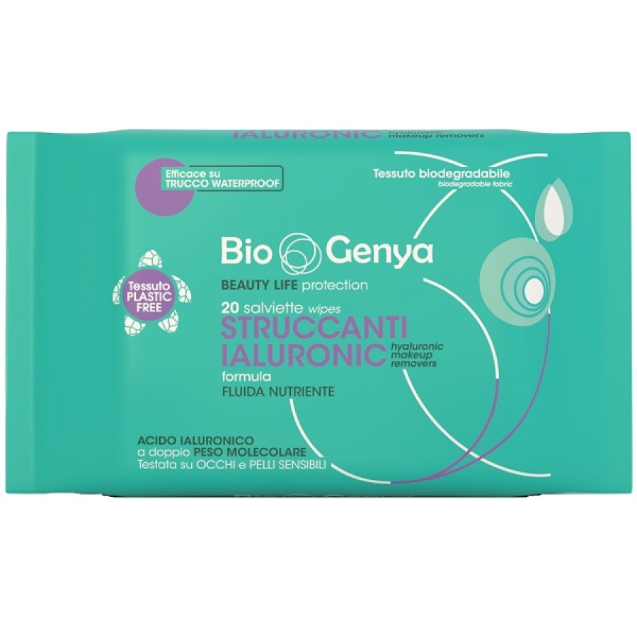 BIOGENYA STRUCCANTE SALVIETTINA IALURONICO 20 PEZZI