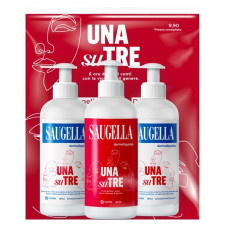 EXPO SAUGELLA 1 SU 3 BUNDLE SAUGELLA DERMOLIQUIDO 3 X 200 ML