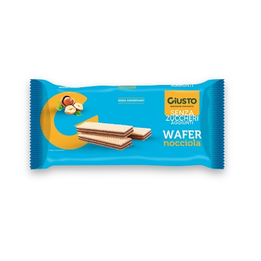 GIUSTO SENZA ZUCCHERO WAFERS NOCCIOLA 150 G