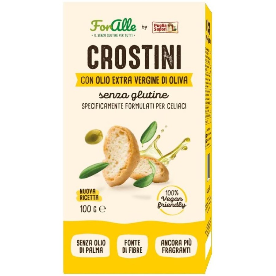 FORALLE CROSTINI CON OLIO EXTRAVERGINE D'OLIVA 100 G