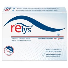 RELYS MONODOSE SOLUZIONE OFTALMICA 20 MINICONTENITORI DA 0,35 ML SENZA CONSERVANTI
