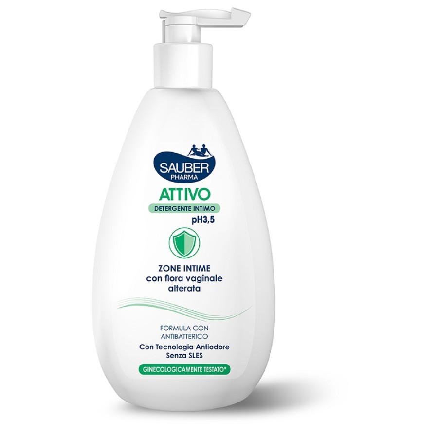 SAUBER DETERGENTE INTIMO ATTIVO 500 ML