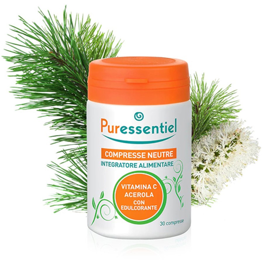 PURESSENTIEL COMPRESSE NEUTRE PER OLI ESSENZIALI 30 COMPRESSE