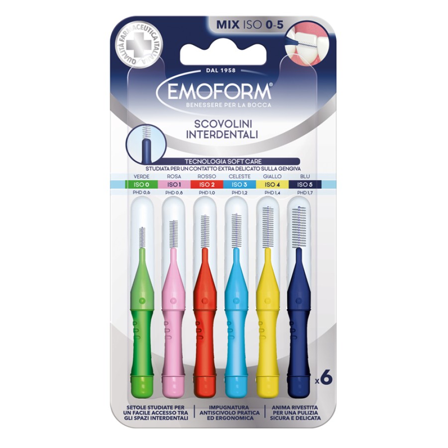 EMOFORM SCOVOLINO MIX 6 PEZZI