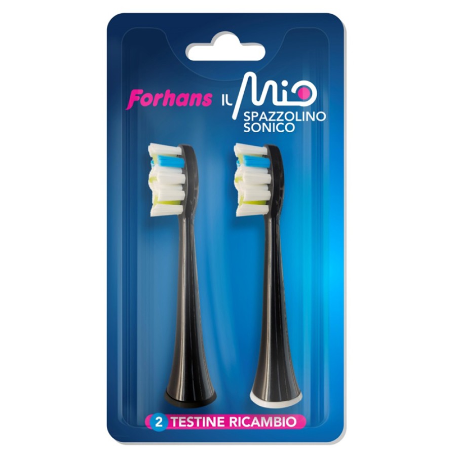 FORHANS ILMIO SPAZZOLINO SONICO 2 TESTINE RICAMBIO