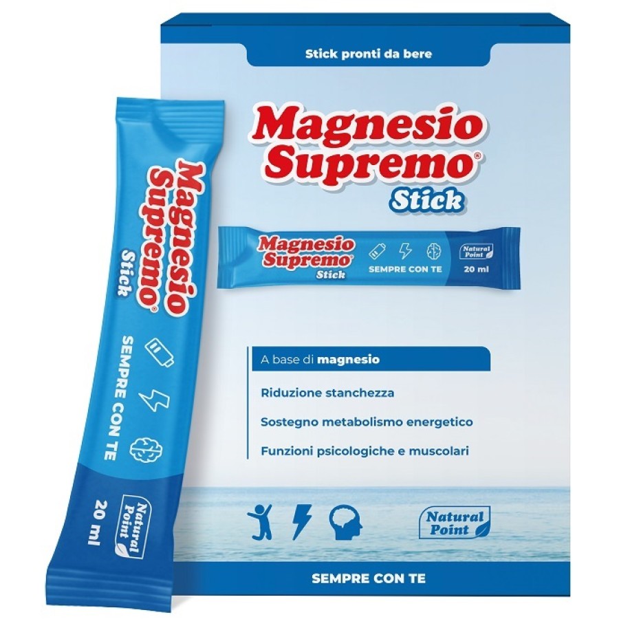 MAGNESIO SUPREMO 20 STICK DA 20 ML