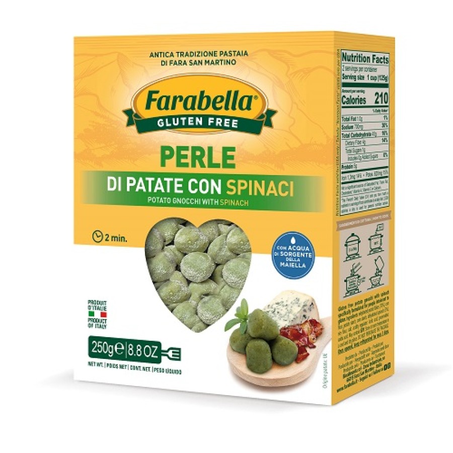 FARABELLA PERLE PATATE SPINACI 250 G