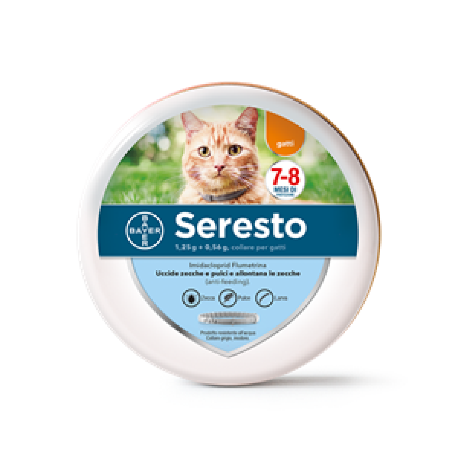 SERESTO 1,25 G + 0,56 G, COLLARE PER GATTI
