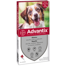 ADVANTIX SPOT-ON PER CANI OLTRE 10 KG FINO A 25 KG