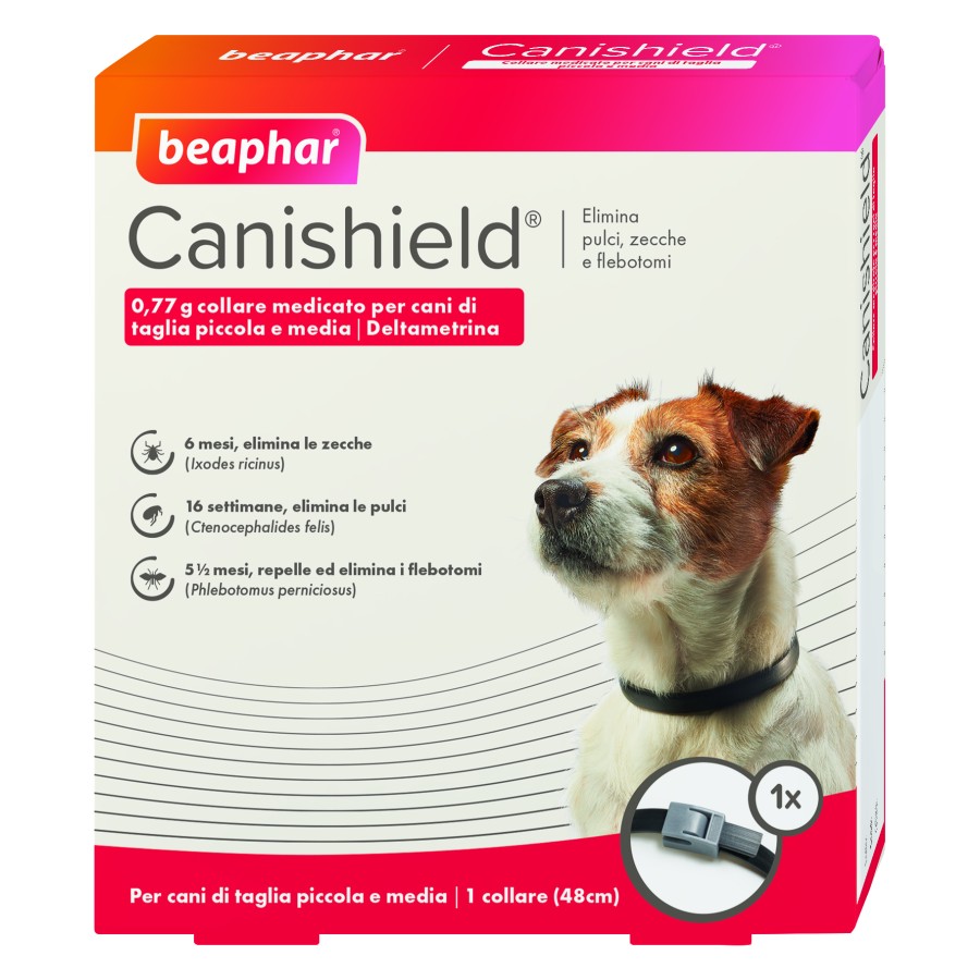 CANISHIELD PER CANI DI TAGLIA PICCOLA E MEDIA