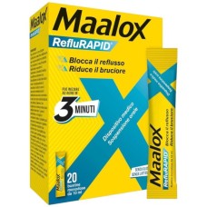 SOSPENSIONE ORALE MAALOX REFLURAPID 20 BUSTINE MONODOSE DA 10 ML