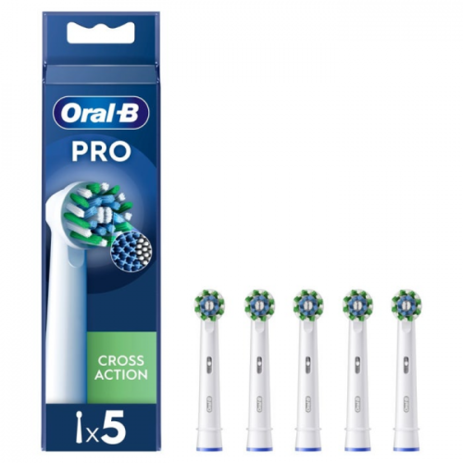 ORALB POWER REFILL EB50 CROSSACTION 5 PEZZI