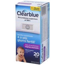 TEST DI OVULAZIONE CLEARBLUE AVANZATO 20 PEZZI